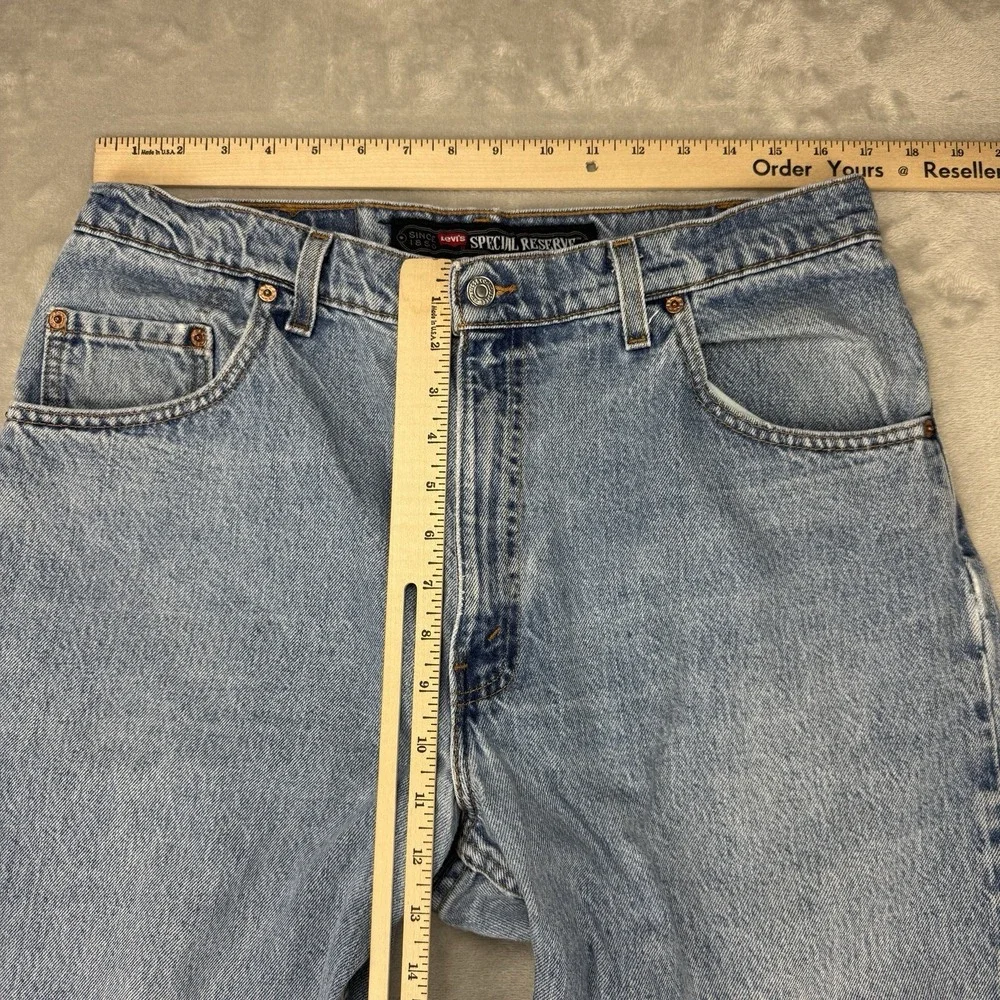 VTG 90s Levi's 520 Special‎ Reserve Loose Tapered Jeans Made USA Dad (Fit 34x34)